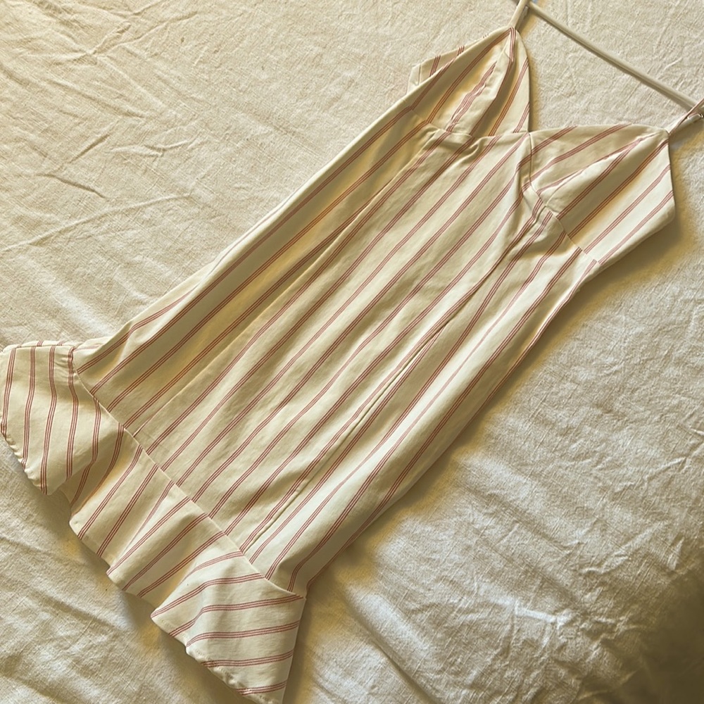White & pink flirty dress
